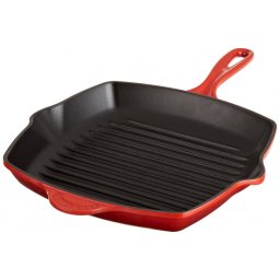 ZURRICHBERG ZBP 2087 DELUX ÖNTÖTTVAS GRILLSERPENYŐ, NÉGYZET 26,8 CM PIROS