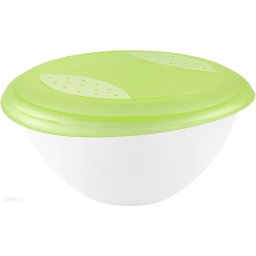 KEEEPER MŰANYAG SALÁTÁSTÁL FEDŐVEL ? 34 cm X 16,5 cm