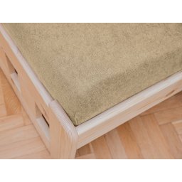 Gyerek frottír lepedő 60x120 cm cappuccino