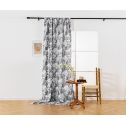 FLOCUS mintás dizájnfüggöny 140x270 cm Felfüggesztés: Hullámos sínszalag