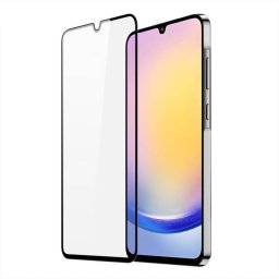 3x 3D üvegfólia kerettel az alábbi mobiltelefonokra Samsung Galaxy A25 A256B 5G - fekete - 2+1 ingyen
