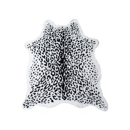 LEOPARD fekete-fehér fürdőlepedő