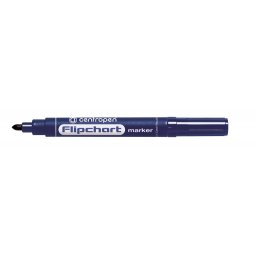 Marker Centropen 8550 flipcharthoz, kék hengeres hegy 2,5 mm