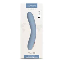 Svakom - Ava Neo fel-le mozgó vibrátor (kék) (APP-os)