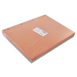 Elválasztólap, A4, 225x297mm, karton 100 db/csomag, Fornax vegyes színek