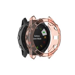 TPU HALF Borító Garmin Fenix 6X / 6X Pro narancshoz