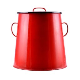Piros zománc zsírosbödön 30 liter (2.o.)