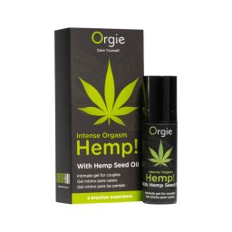 Orgie Hemp - stimuláló intim gél nőknek és férfiaknak (15 ml)