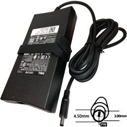 Tápegység 130W, 19.5V 4.5x3.0mm, eredeti DELL