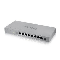 Zyxel XMG-108HP 8 portos 2.5G 1 SFP , 8 portos 100W összesen PoE asztali MultiGig felügyelet nélküli kapcsoló