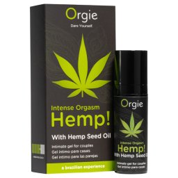 Orgie Hemp - stimuláló intim gél nőknek és férfiaknak (15 ml)
