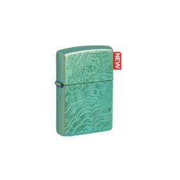 48917 Zippo öngyújtó magasfényű zöldes króm színben - Armor