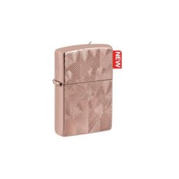 48919 Zippo öngyújtó magasfényű rózsaszín színben - Szív minta