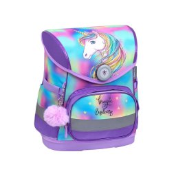 Iskolatáska ergonómiai, lányos, Compact, 405-41/AG, Belmil, Rainbow Color