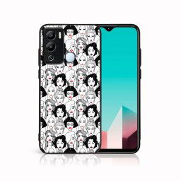 PROTEMIO MY ART Védőburkolat Infinix Hot 12i RÚZS (174) számára