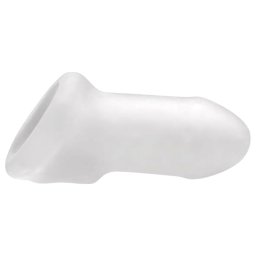 Perfect Fit - Fat Boy Thin - péniszköpeny (10 cm, fehér)