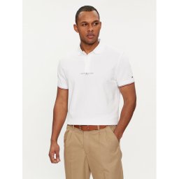 Tommy Hilfiger Pólóing Logo MW0MW34841 Fehér Regular Fit