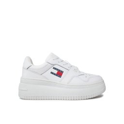 Tommy Jeans Sportcipők Tjw Retro Basket Flatform Ess EN0EN02506 Fehér