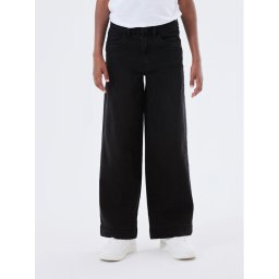 NAME IT Farmer 13211701 Fekete Wide Leg