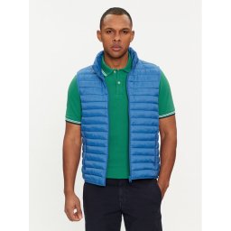 United Colors Of Benetton Mellény 2BA2UJ005 Kék Regular Fit