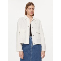 Tommy Jeans Farmer kabát DW0DW17748 Fehér Regular Fit