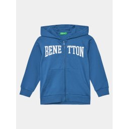 United Colors Of Benetton Pulóver 3BC1G502T Kék Regular Fit