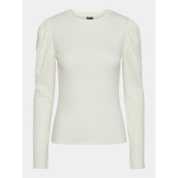 Pieces Blúz Janna 17148584 Fehér Regular Fit
