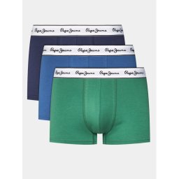Pepe Jeans 3 darab boxer Solid Tk 3P PMU11145 Kék