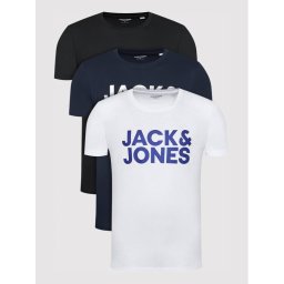 Jack&Jones 3 db póló Corp Logo 12191762 Színes Regular Fit