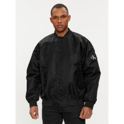 Calvin Klein Jeans Bomber dzseki J30J325110 Fekete Relaxed Fit