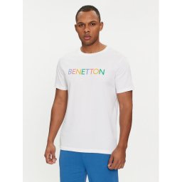 United Colors Of Benetton Póló 3I1XU100A Fehér Regular Fit