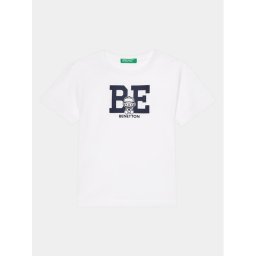United Colors Of Benetton Póló 3096G10CX Fehér Regular Fit