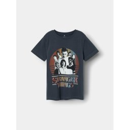NAME IT Póló STRANGER THINGS 13227698 Sötétkék Regular Fit