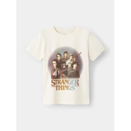 NAME IT Póló STRANGER THINGS 13227698 Fehér Regular Fit
