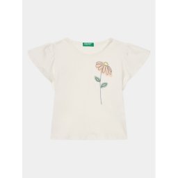 United Colors Of Benetton Póló 3096G10DY Ekru Regular Fit
