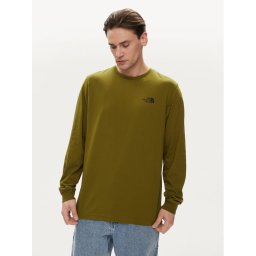 The North Face Hosszú ujjú Easy NF0A87N8 Zöld Regular Fit