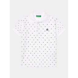 United Colors Of Benetton Pólóing 38YVG300I Fehér Regular Fit