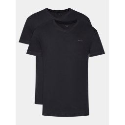 Gant 2 póló készlet 900002018 Fekete Regular Fit
