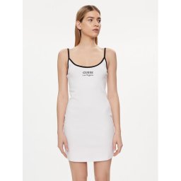 Guess Hétköznapi ruha E4GK00 KBP41 Fehér Slim Fit