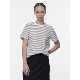 Pieces Póló Ria 17146339 Bézs Regular Fit