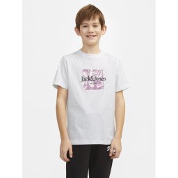 Jack&Jones Junior Póló Lafayette 12253973 Fehér Standard Fit