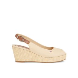 Tommy Hilfiger Espadrilles Iconic Elba Sling Back Wedge FW0FW04788 Bézs