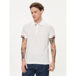 Geox Pólóing M4510L T2649 F1492 Fehér Regular Fit