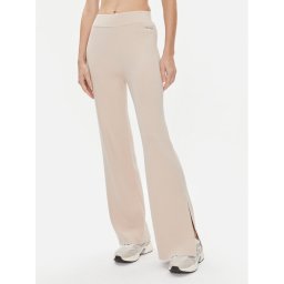 Calvin Klein Kötött nadrág Essential K20K206023 Bézs Wide Leg