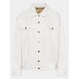Michael Kors Farmer kabát MR4104U80V Fehér Relaxed Fit