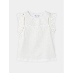 Mayoral Felső 3094 Fehér Regular Fit