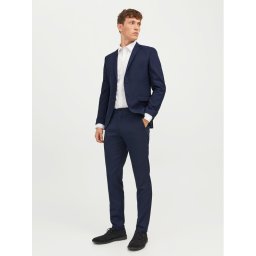 Jack&Jones Öltöny Solaris 12148166 Sötétkék Super Slim Fit