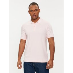 Calvin Klein Pólóing Smooth K10K111657 Rózsaszín Slim Fit