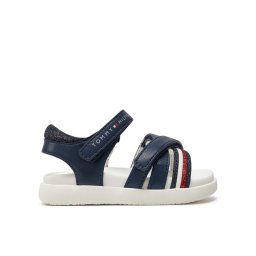 Tommy Hilfiger Szandál Strippes Velcro Sanadal T1A2-33234-0326 M Sötétkék