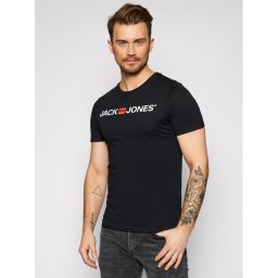 Jack&Jones Póló Jjecorp Logo 12137126 Fekete Slim Fit